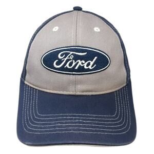 Open Road Brands Ford V8 Blue Baseball Cap One Size Hat Contrast Stitching